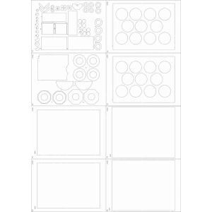 Lasercutsatz Spanten für Schloss Jelcz-Laskowice