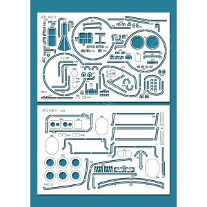 Lasercutsatz Details & Relinge für Atlas II