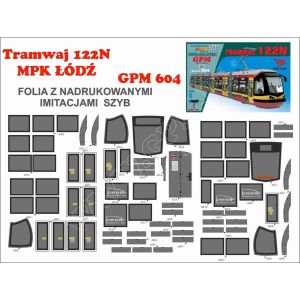 Folie für Fenster für Tramwaj 122N