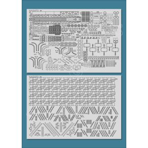 Lasercutsatz Details für Nagato