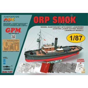 Polnischer Schlepper ORP Smok 1:87 Lasercut-Modell