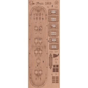 Gravierte Decks für Prahm / Pram