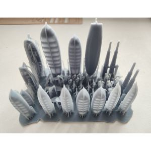 3D Druck Details und Boote für Fürst Bismarck