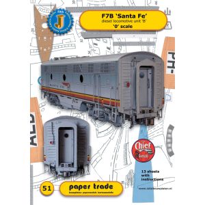 Diesellokomotive F7B Santa Fe