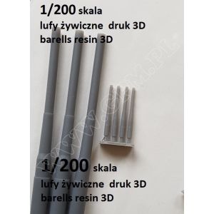 Geschützrohre für North Carolina 1:200