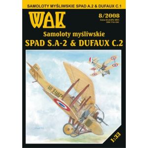 Französische Jagdflugzeuge SPAD A 2 & Dufaux C.2