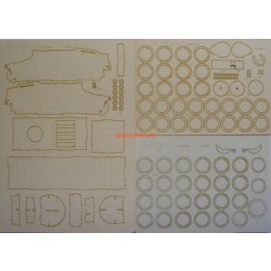 Lasercutsatz Spanten für PzKpfw I Ausf. F
