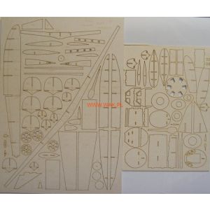 Lasercutsatz Spanten für Nakijama A2M2-N Rufe
