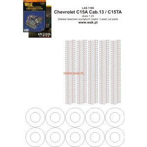 Lasercutsatz Reifenprofile für Chevrolet C15A/Cab.13 / Chevrolet C15TA