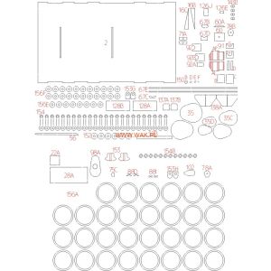 Lasercutsatz Spanten für Su-76M