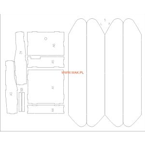 Lasercutsatz Spanten für Leopard 2A5
