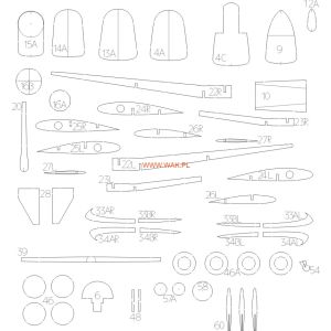 Lasercut Set für Caudron 714C1