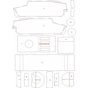 Lasercutsatz für Pz.Kpfw. I Ausf. F