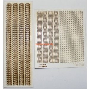 Lasercutsatz Ketten für Te-Ke