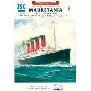 Britisches Passagierschiff RMS Mauretania 1:250