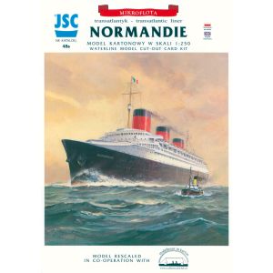 Französisches Passagierschiff Normandie 1:250