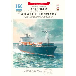 SS Atlantic Conveyor und HMS Sheffield 1:250