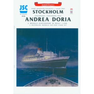 Exklusivmodell - Passagierschiffe Andrea Doria & Stockholm 1:250