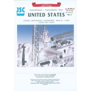 Lasercutsatz für SS United States 1:250