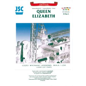 Lasercutsatz Details für Queen Elizabeth 1:250