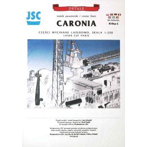 Lasercutsatz Details für RMS Caronia