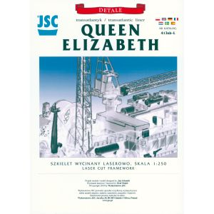 Lasercutsatz Spanten für Queen Elizabeth 1:250