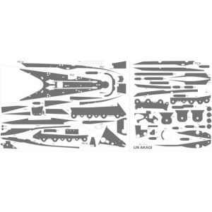 Lasercutsatz Decks für Akagi