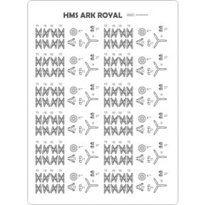 Lasercutsatz Details für Flugzeuge Ark Royal