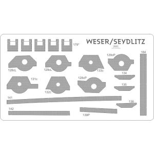 Lasercutsatz Decks für Weser