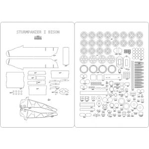 Lasercutsatz Spanten für Bison