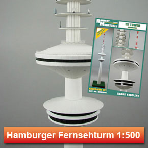 Fernsehturm Hamburg 1:500